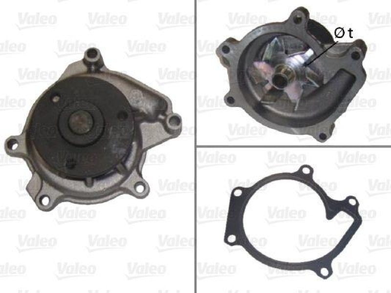 VALEO 506707 Wasserpumpe DAIHATSU, TOYOTA TOYOTA YAR