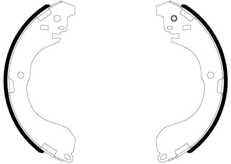 HELLA 8DB 355 038-041 Bremsbackensatz