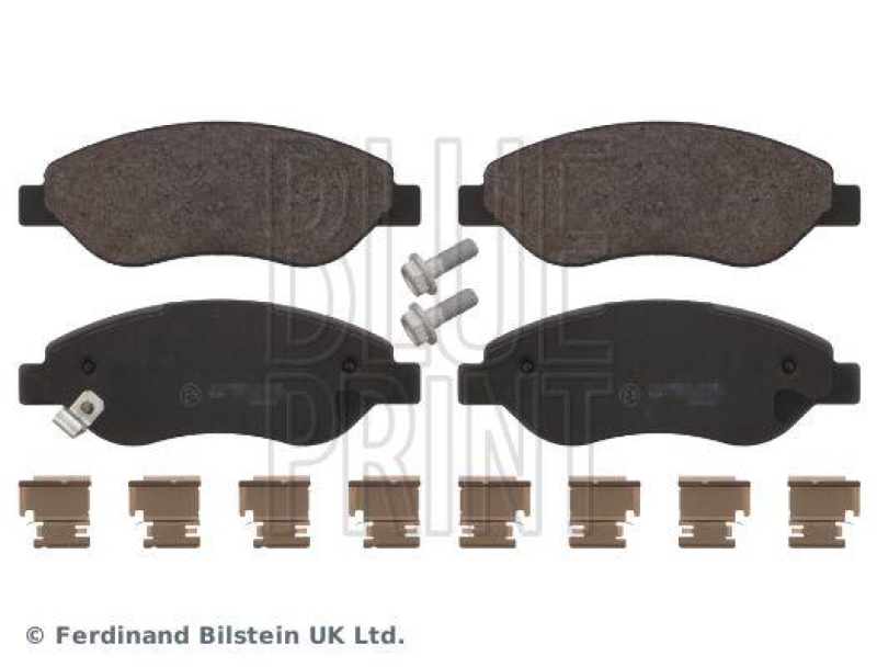 BLUE PRINT ADZ94235 Bremsbelagsatz mit Befestigungsmaterial für Vauxhall