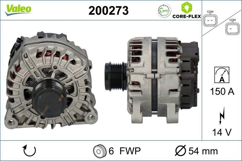 VALEO 200273 Generator - CORE-FLEX - PEUGEOT 3008