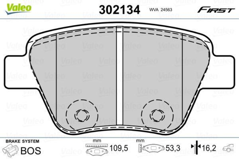 VALEO 302134 SBB-Satz FIRST