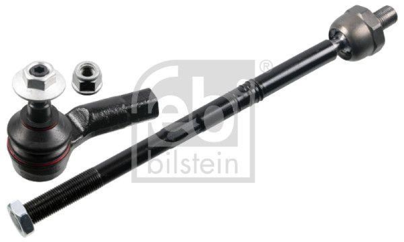 FEBI BILSTEIN 186559 Spurstange mit Endstück, Mutter und Sicherungsmutter für VW-Audi