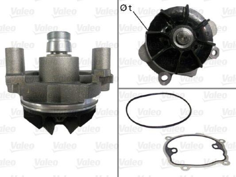 VALEO 506709 Wasserpumpe NISSAN, OPEL, RENAULT, VAUXH