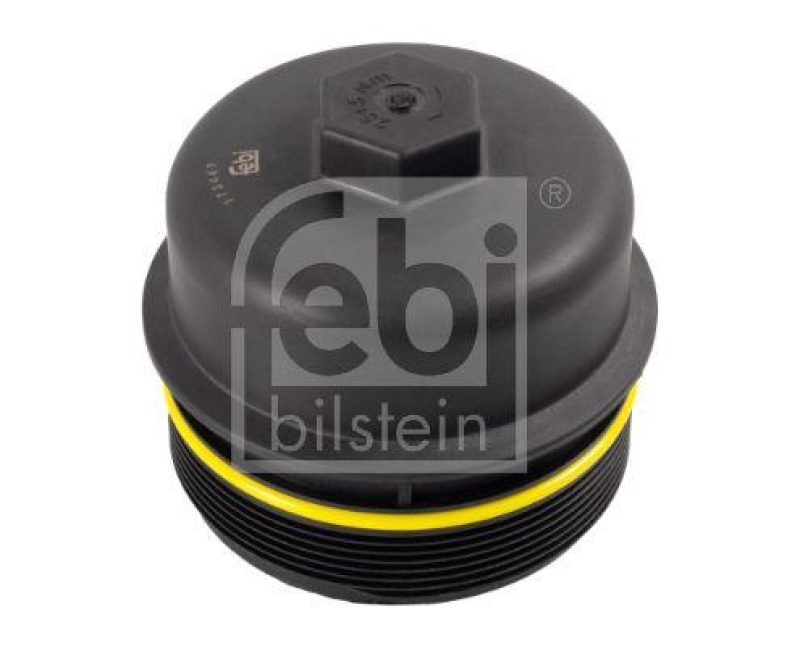 FEBI BILSTEIN 173447 Ölfilterdeckel mit Dichtring für Scania