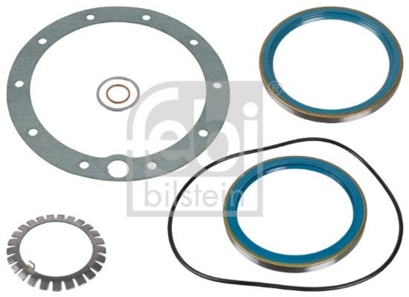 FEBI BILSTEIN 08004 Dichtungssatz für Außenplanetengetriebe mit Stahldeckel für Mercedes-Benz