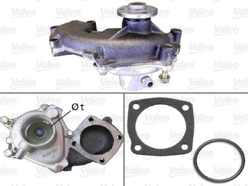 VALEO 506712 Wasserpumpe FIAT Palio, Strada