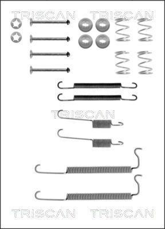 TRISCAN 8105 242447 Montagesatz F. Bremsbacken für Opel, Vauxhall