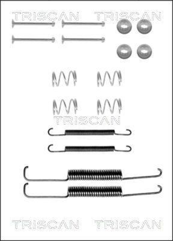 TRISCAN 8105 242494 Montagesatz F. Bremsbacken für Opel, Vauxhall