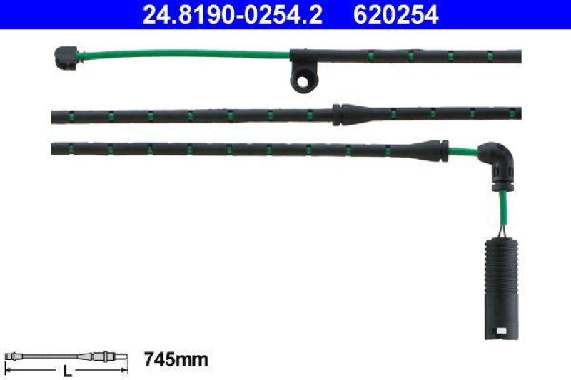 ATE 24.8190-0254.2 Warnkontakt für BMW X3 (03-10)