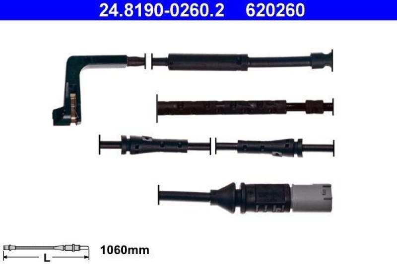 ATE 24.8190-0260.2 Warnkontakt für BMW 5er Reihe/F07 GT GRAN TURISMO (09-)BMW 7er Reihe/F01/F02/F03/F04 (08-)