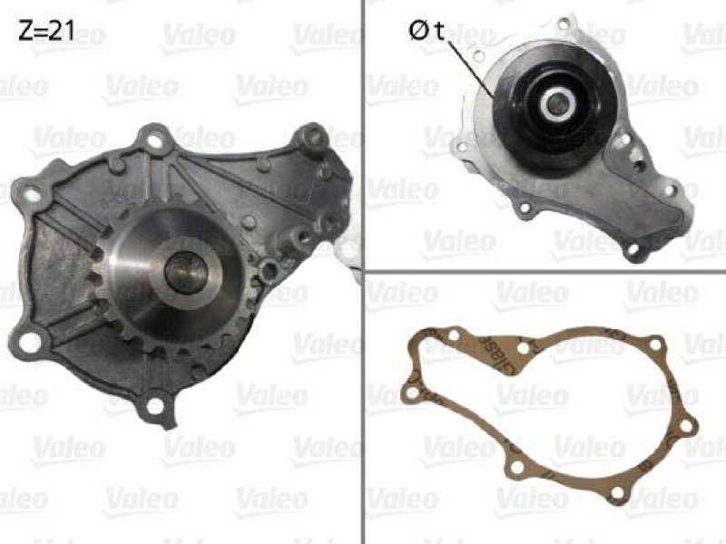 VALEO 506714 Wasserpumpe CITROEN, FORD, MAZDA, PEUGEO