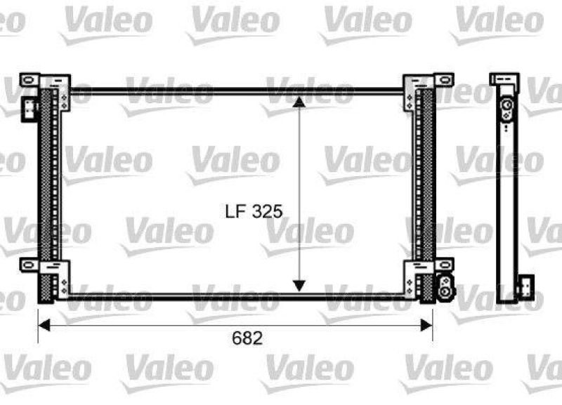 VALEO 818036 Kondensator IVECO DAILY III (05/99-