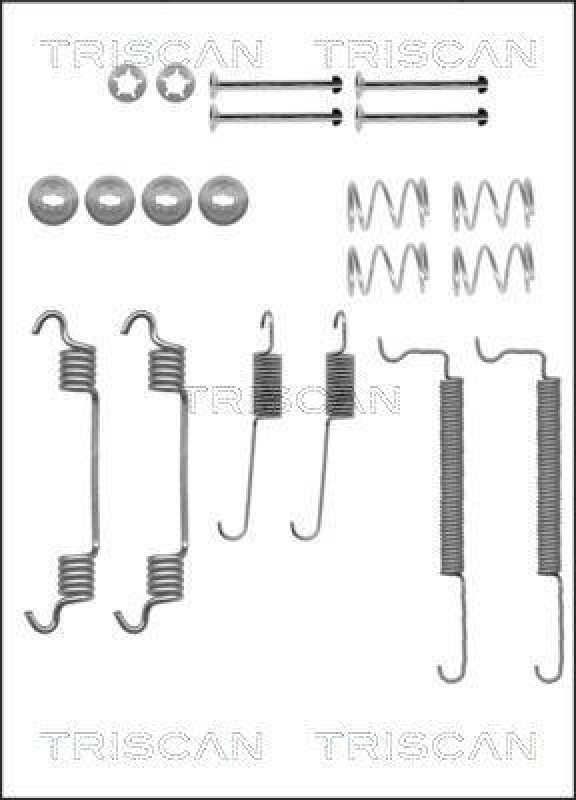 TRISCAN 8105 242561 Montagesatz F. Bremsbacken für Opel