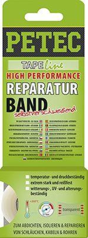 PETEC 94903 Reparaturband high performance transparent 3m x 25mm x 05mm