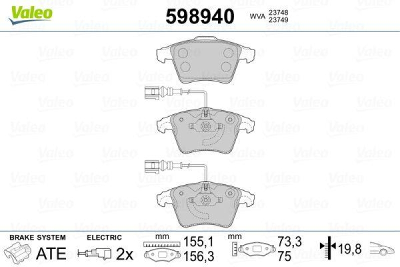 VALEO 598940 SBB-Satz PREMIUM