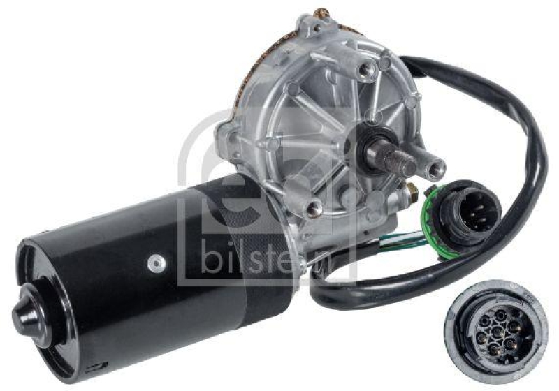 FEBI BILSTEIN 107795 Scheibenwischermotor mit Anschlusskabel für Volvo