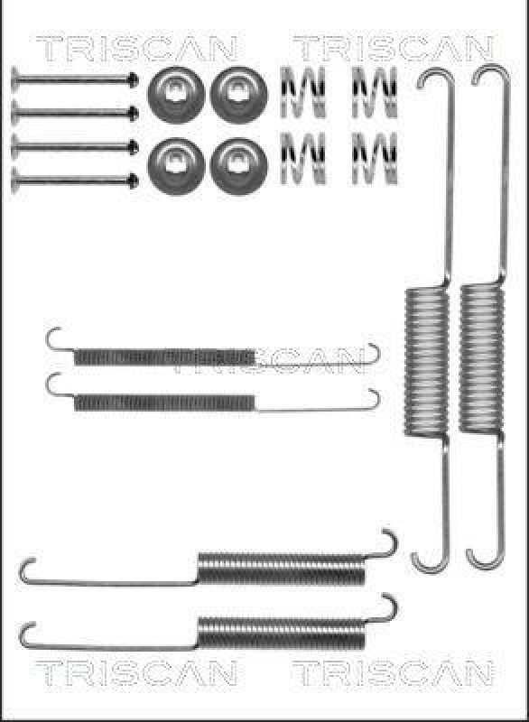 TRISCAN 8105 242566 Montagesatz F. Bremsbacken für Opel Frontera