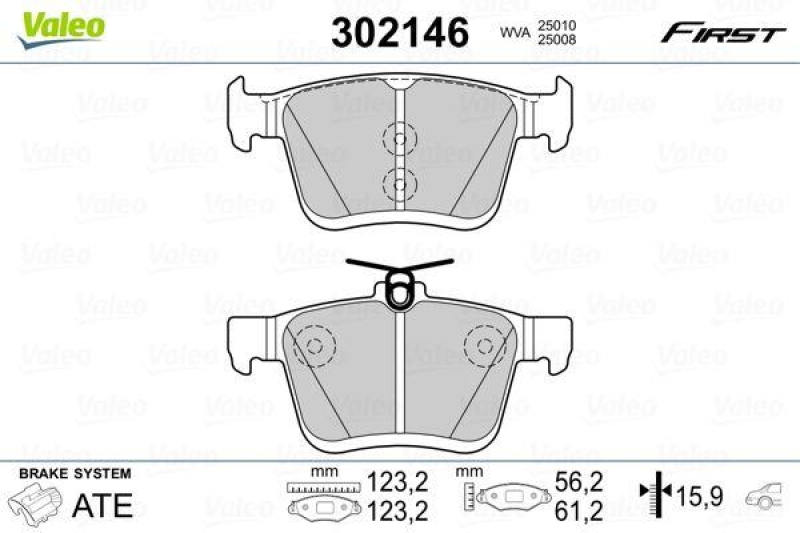 VALEO 302146 SBB-Satz FIRST