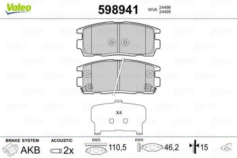 VALEO 598941 SBB-Satz PREMIUM