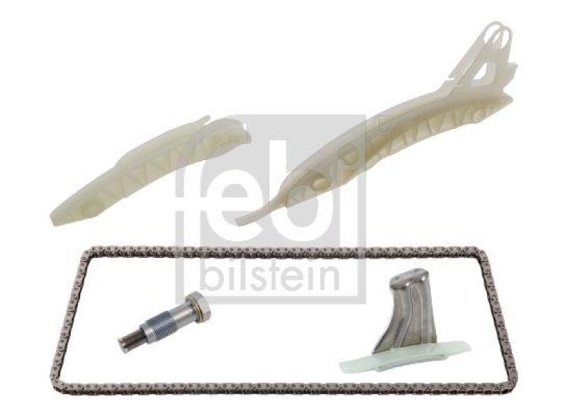 FEBI BILSTEIN 172285 Steuerkettensatz für Nockenwelle, mit Gleitschienen und Kettenspanner für Peugeot