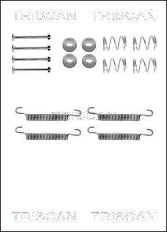 TRISCAN 8105 242570 Montagesatz F. Bremsbacken, Handbremse für Opel, Vauxhall