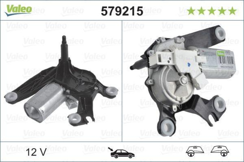 VALEO 579215 Wischermotor Heck