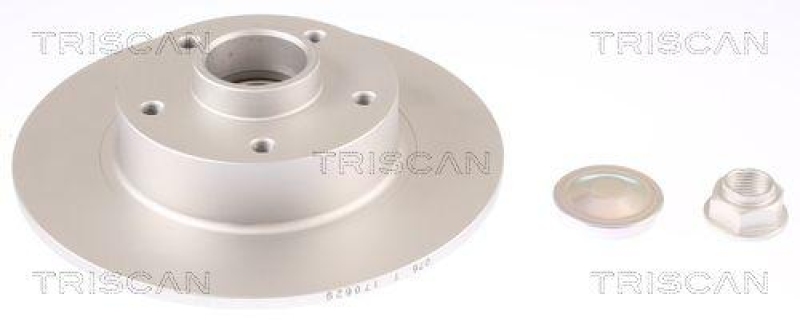 TRISCAN 8120 25185c Bremsscheibe Hinten, Coated für Renault