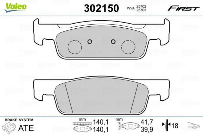 VALEO 302150 SBB-Satz FIRST