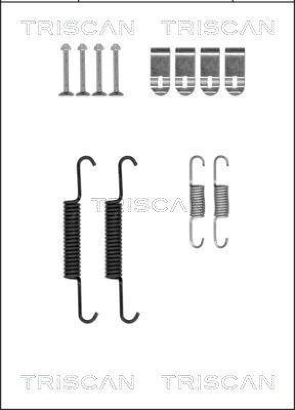 TRISCAN 8105 242572 Montagesatz F. Bremsbacken, Handbremse für Chevrolet, Opel, Vauxhall