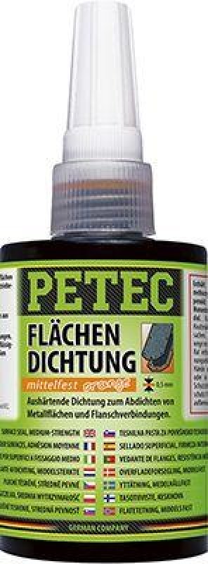 PETEC 97175 Flächendichtung aushärtend mittelfest orange 75ml