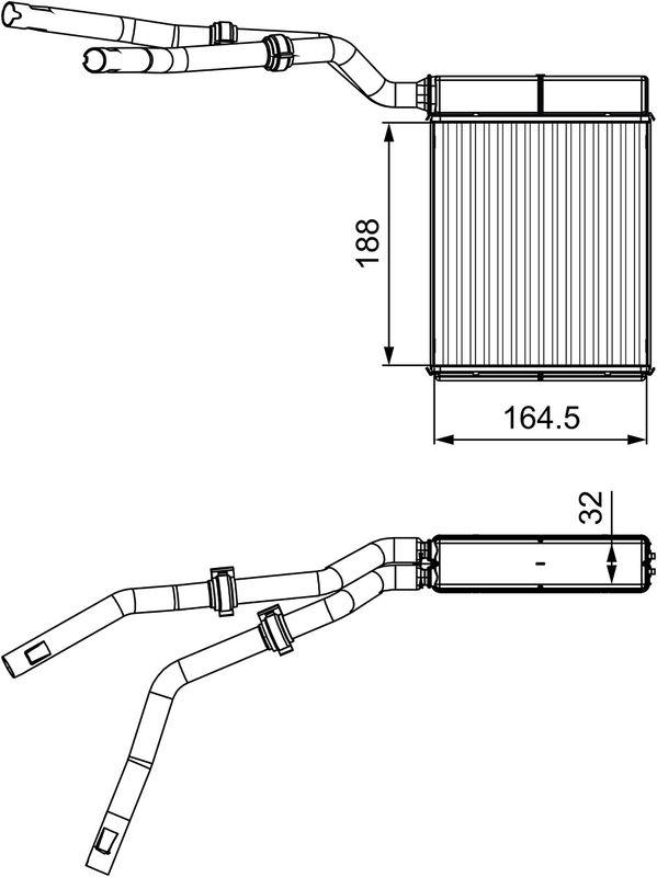 VALEO 812359 Warmetauscher FORD FOCUS II