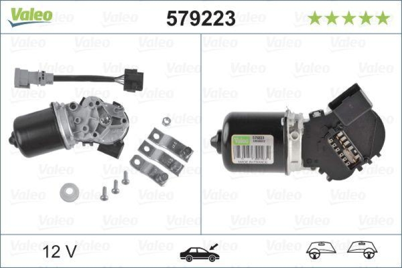 VALEO 579223 Wischermotor Front