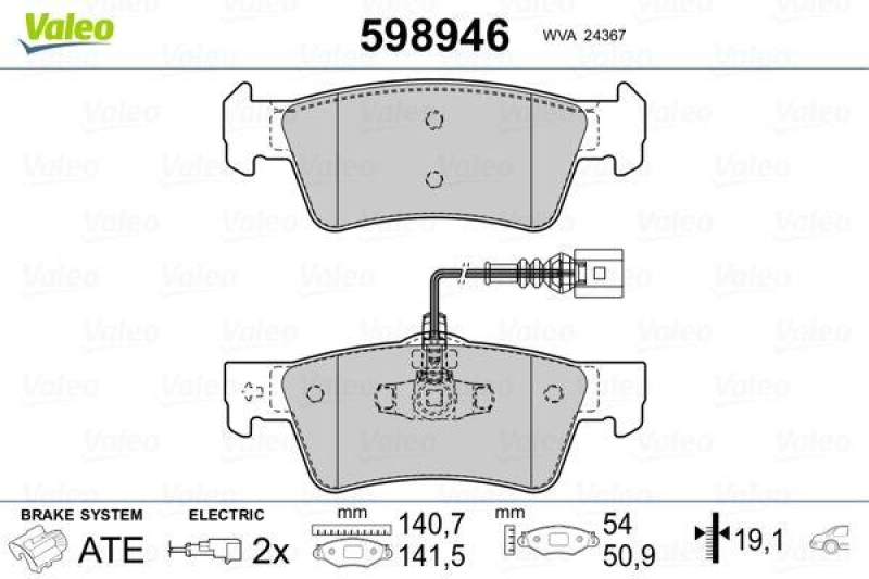 VALEO 598946 SBB-Satz PREMIUM