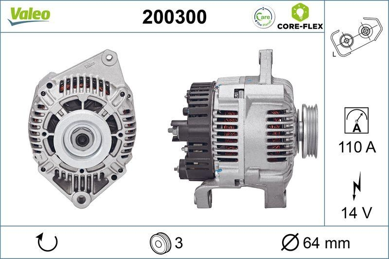 VALEO 200300 Generator - CORE-FLEX