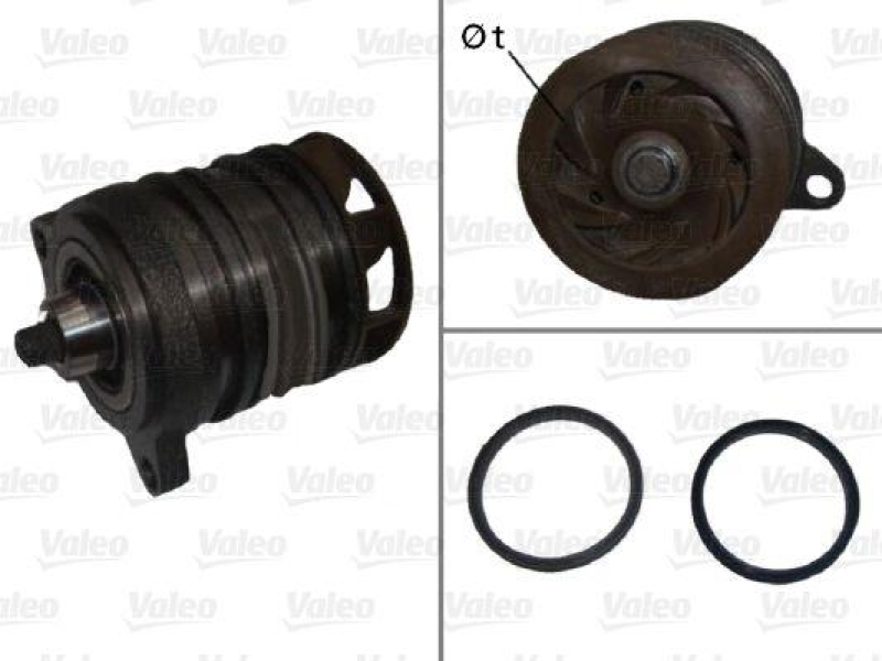 VALEO 506726 Wasserpumpe VW Touareg, Transporter V