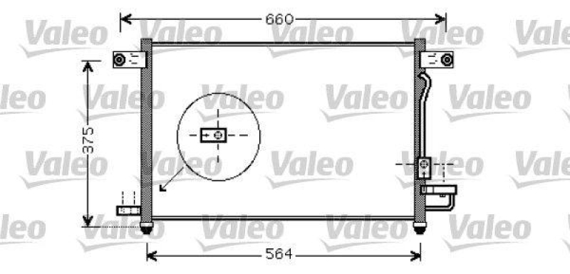 VALEO 818061 Kondensator DAEWOO Kalos