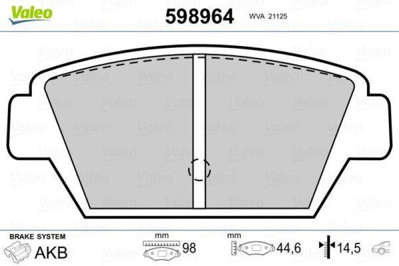 VALEO 598964 SBB-Satz PREMIUM