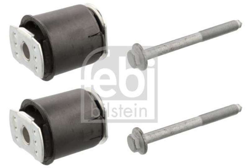 FEBI BILSTEIN 32632 Achskörperlagersatz für Hinterachsträger, mit Schrauben für VW-Audi