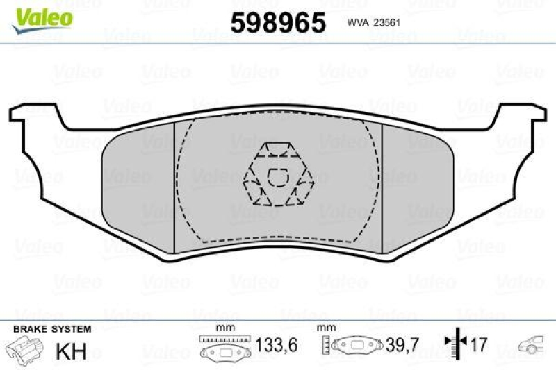 VALEO 598965 SBB-Satz PREMIUM