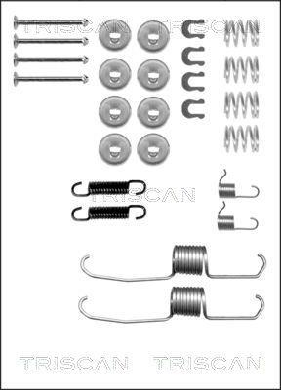 TRISCAN 8105 132505 Montagesatz F. Bremsbacken für Toyota