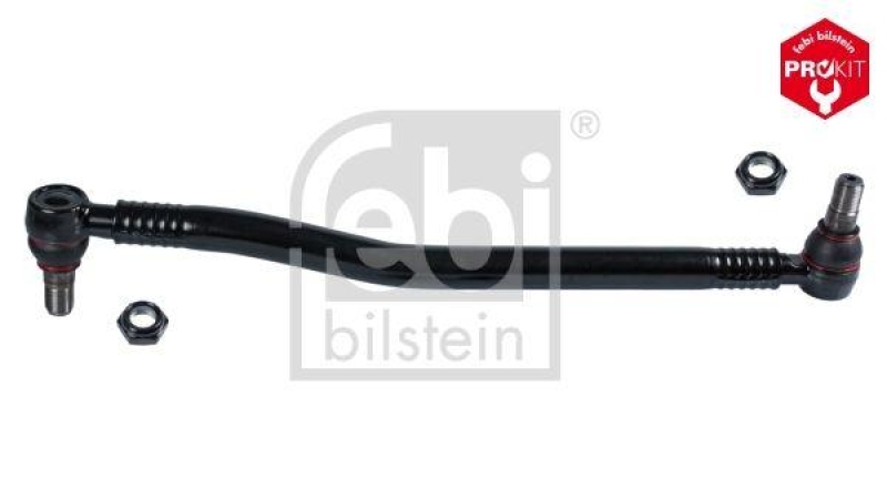 FEBI BILSTEIN 106537 Lenkstange mit Sicherungsmuttern für Mercedes-Benz