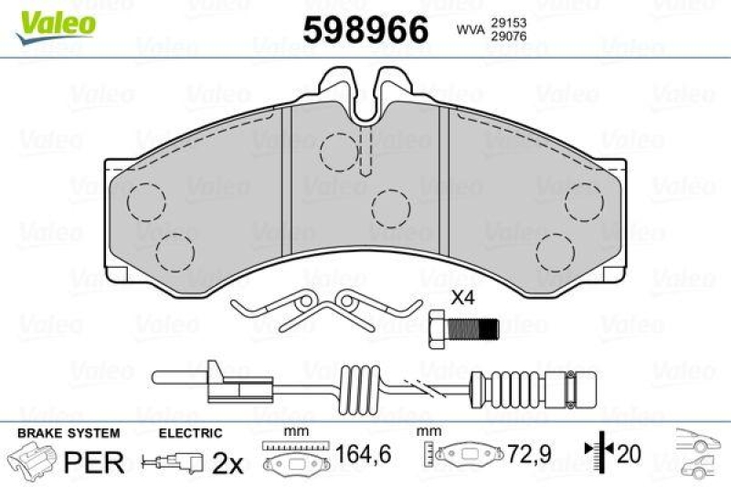 VALEO 598966 SBB-Satz PREMIUM