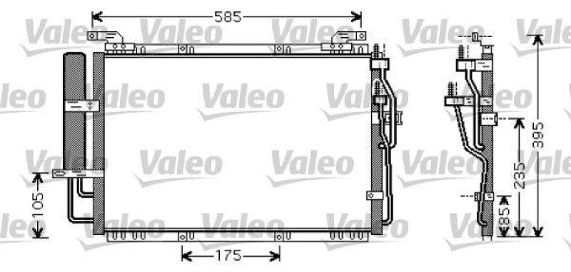 VALEO 818075 Kondensator HYUNDAI Matrix