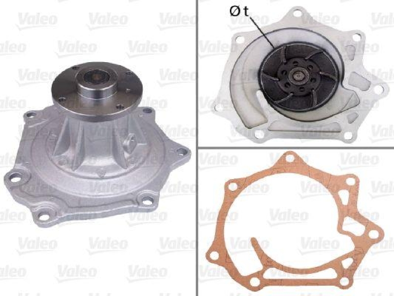 VALEO 506731 Wasserpumpe NISSAN Trade