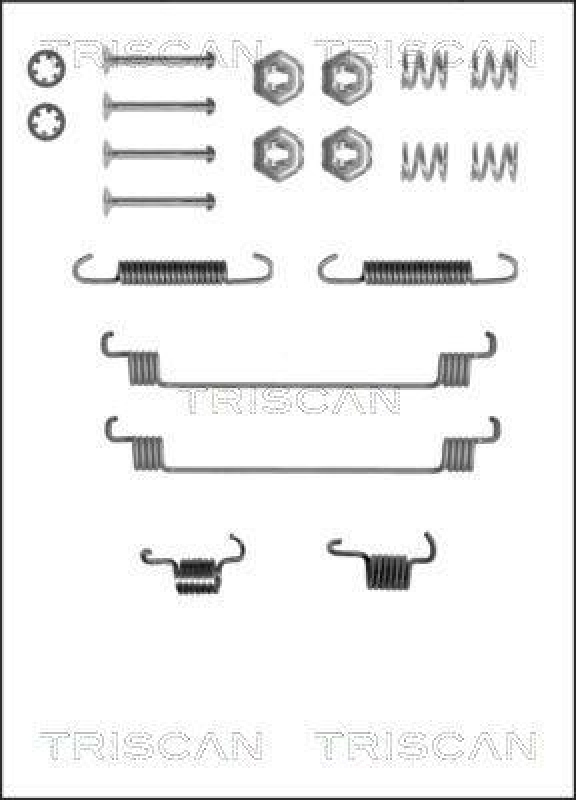 TRISCAN 8105 252519 Montagesatz F. Bremsbacken für Renault