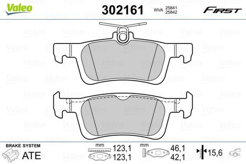 VALEO 302161 SBB-Satz FIRST