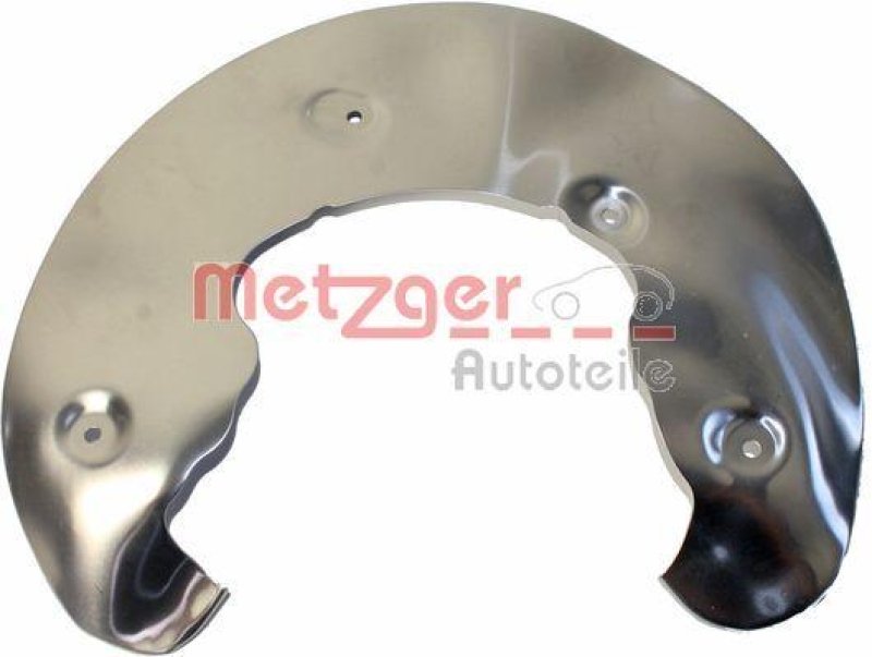 METZGER 6115093 Spritzblech, Bremsscheibe für AUDI VA links