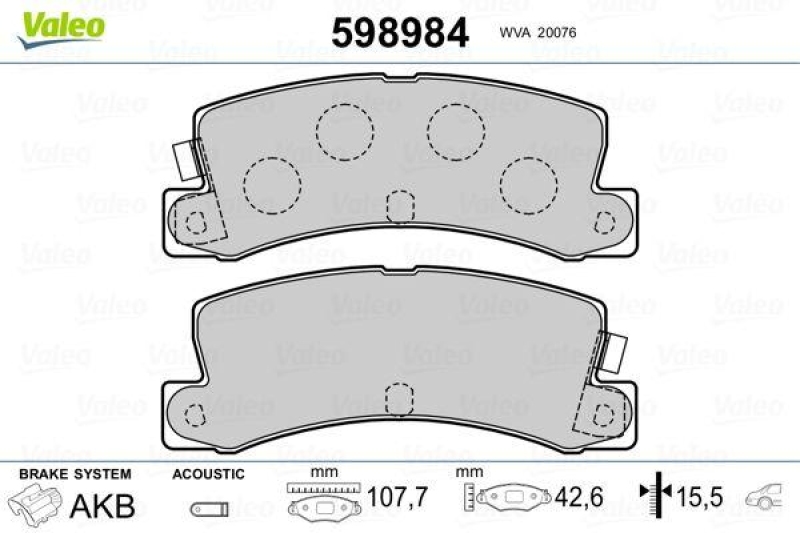 VALEO 598984 SBB-Satz PREMIUM