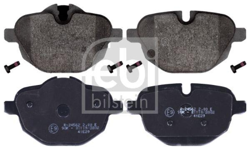 FEBI BILSTEIN 116029 Bremsbelagsatz mit Schrauben für BMW