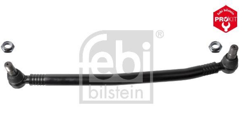 FEBI BILSTEIN 106541 Lenkstange mit Sicherungsmuttern für Mercedes-Benz